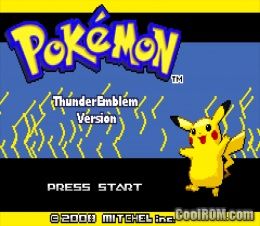 Download the pokémon emerald rom. Pokemon Thunder Emblem (Hack) ROM Download for Gameboy Advance / GBA - CoolROM.com